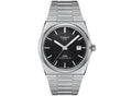 Luxury Tissot PRX Powermatic 80 Watch - Black Textured Dial